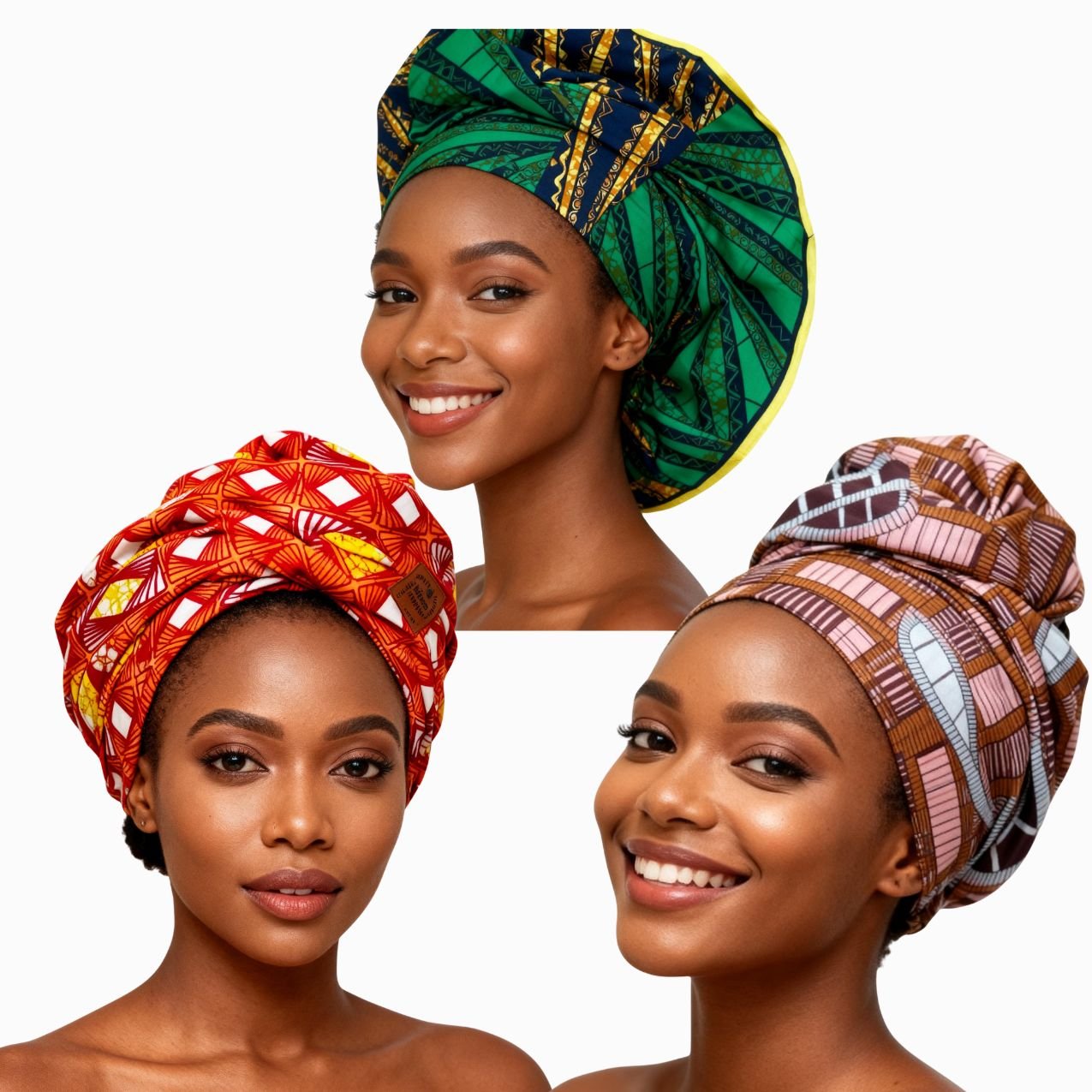 Headwraps - Variety Pack of 5 Plain Headwraps - Get 1 Free