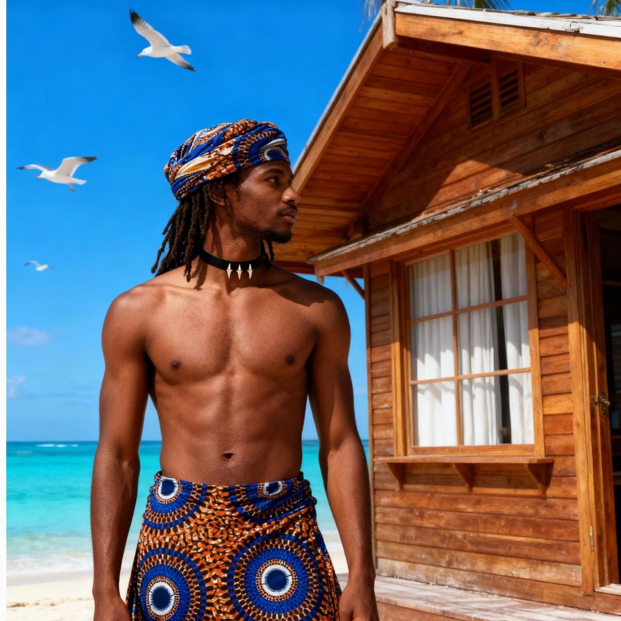 F18 Men's Body Wrapper - Set- Plain