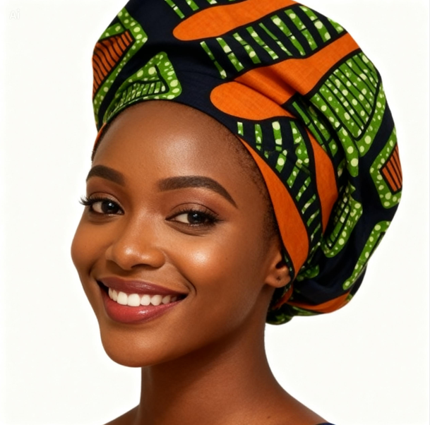 F02 Lady's Turban Headwrap - Plain